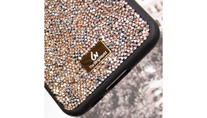 TPU чехол Bling World Rock Diamond для Samsung Galaxy S23+ Розовый - фото