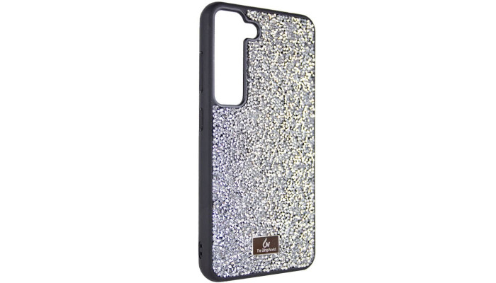 TPU чехол Bling World Rock Diamond для Samsung Galaxy S23+ Серебряный - фото