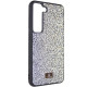 TPU чехол Bling World Rock Diamond для Samsung Galaxy S23+ Серебряный - фото