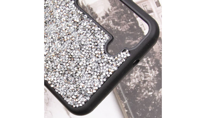 TPU чехол Bling World Rock Diamond для Samsung Galaxy S23+ Серебряный - фото