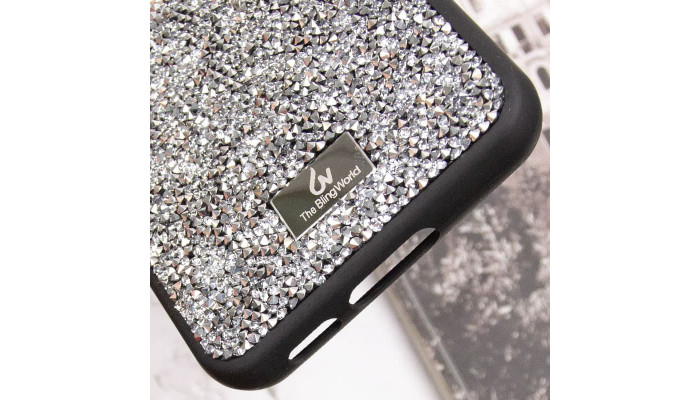 TPU чехол Bling World Rock Diamond для Samsung Galaxy S23+ Серебряный - фото