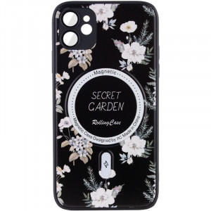 TPU+PC чохол Secret Garden with MagSafe для Apple iPhone 12 (6.1