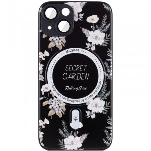 TPU+PC чехол Secret Garden with MagSafe для Apple iPhone 13 (6.1