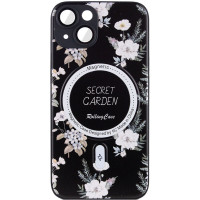 TPU+PC чохол Secret Garden with MagSafe для Apple iPhone 15 (6.1