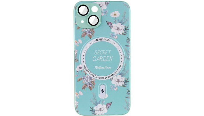 TPU+PC чохол Secret Garden with MagSafe для Apple iPhone 15 (6.1