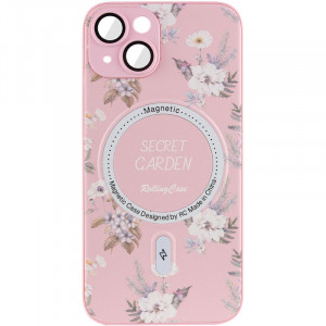 TPU+PC чехол Secret Garden with MagSafe для Apple iPhone 15 (6.1