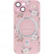 TPU+PC чехол Secret Garden with MagSafe для Apple iPhone 15 (6.1") Pink