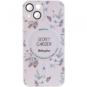 TPU+PC чохол Secret Garden with MagSafe для Apple iPhone 15 (6.1