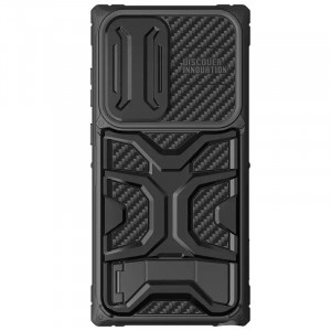 TPU+PC чехол Nillkin CamShield Adventurer Pro (шторка на камеру) для Samsung Galaxy S23 Ultra Armor Black