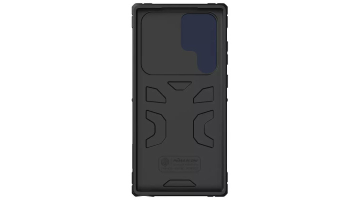 TPU+PC чохол Nillkin CamShield Adventurer Pro (шторка на камеру) для Samsung Galaxy S23 Ultra Armor Black - фото