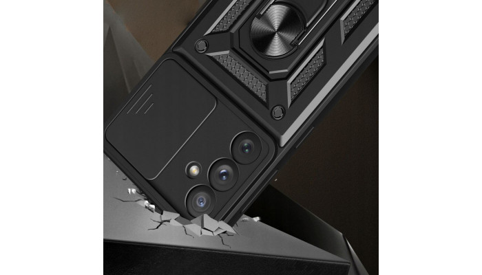 Ударостійкий чохол Camshield Serge Ring для Samsung Galaxy A54 5G Чорний - фото
