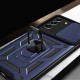 Ударостійкий чохол Camshield Serge Ring для Samsung Galaxy S21 Синій - фото