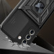 Ударопрочный чехол Camshield Serge Ring для Samsung Galaxy S21+ Черный - фото