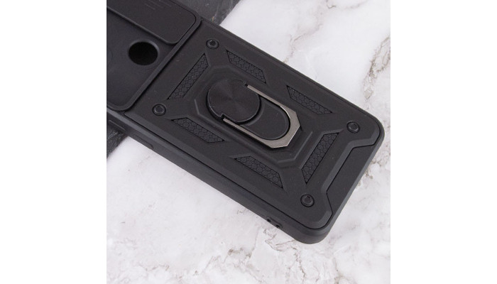 Ударостійкий чохол Camshield Serge Ring для Xiaomi Redmi A1+ / Poco C50 / A2+ Чорний - фото