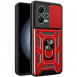Ударопрочный чехол Camshield Serge Ring для Xiaomi Poco X5 5G / Note 12 5G Красный