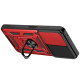 Ударопрочный чехол Camshield Serge Ring для Xiaomi Poco F5 / Note 12 Turbo Красный - фото