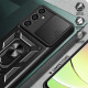 Ударопрочный чехол Camshield Serge Ring для Samsung Galaxy M34 5G Черный - фото