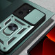 Ударостійкий чохол Camshield Serge Ring для Xiaomi 13T / 13T Pro Зелений - фото