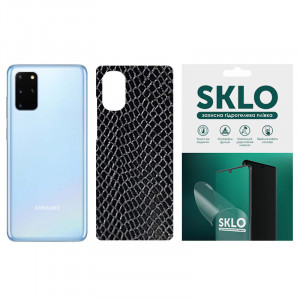 Защитная пленка SKLO Back (на заднюю панель) Snake для Samsung Galaxy A02s Черный