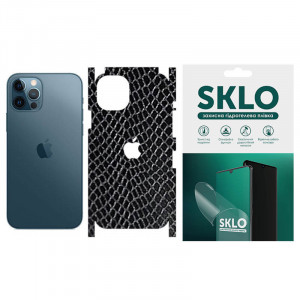 Защитная пленка SKLO Back (на заднюю панель+грани+лого) Snake для Apple iPhone 14 Pro Max (6.7