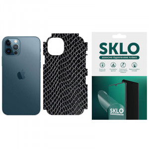 Захисна плівка SKLO Back (на задню панель+грани без углов) Snake для Apple iPhone XS (5.8