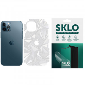 Защитная пленка SKLO Back (на заднюю панель+грани без углов) Transp. для Apple iPhone XS (5.8