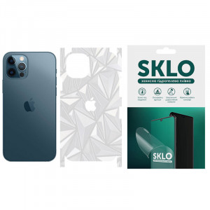 Защитная пленка SKLO Back (на заднюю панель+грани+лого) Transp. для Apple iPhone XR (6.1