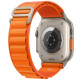 Ремешок Alpine Loop для Apple watch 42mm/44mm/45mm/49mm (m/l) Оранжевый / Orange - фото