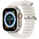 Ремешок Ocean Band для Apple watch 42mm/44mm/45mm/49mm Белый / White - фото