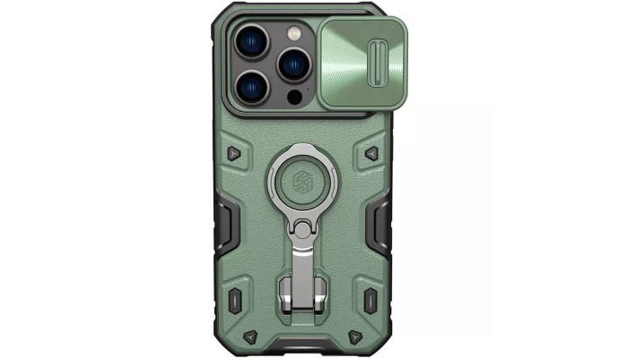 TPU+PC чехол Nillkin CamShield Armor Pro no logo (шторка на камеру) для Apple iPhone 14 Pro (6.1