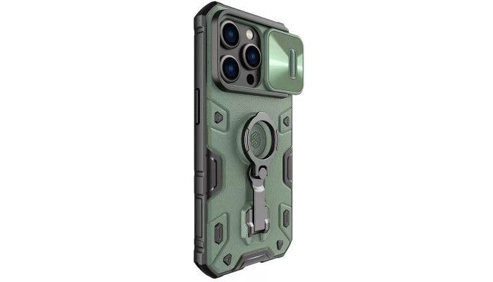 TPU+PC чехол Nillkin CamShield Armor Pro no logo (шторка на камеру) для Apple iPhone 14 Pro (6.1