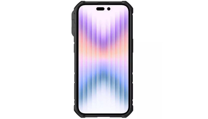 TPU+PC чехол Nillkin CamShield Armor Pro no logo (шторка на камеру) для Apple iPhone 14 Pro Max Синий - фото