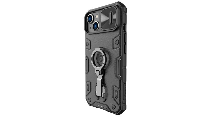 TPU+PC чехол Nillkin CamShield Armor Pro no logo (шторка на камеру) для Apple iPhone 14 / 13 (6.1