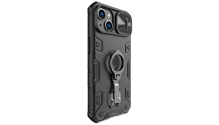 TPU+PC чехол Nillkin CamShield Armor Pro no logo (шторка на камеру) для Apple iPhone 14 / 13 (6.1