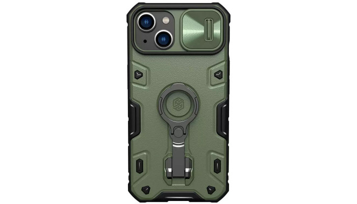 TPU+PC чехол Nillkin CamShield Armor Pro no logo (шторка на камеру) для Apple iPhone 14 / 13 (6.1