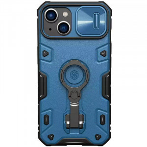 TPU+PC чехол Nillkin CamShield Armor Pro no logo (шторка на камеру) для Apple iPhone 14 / 13 (6.1