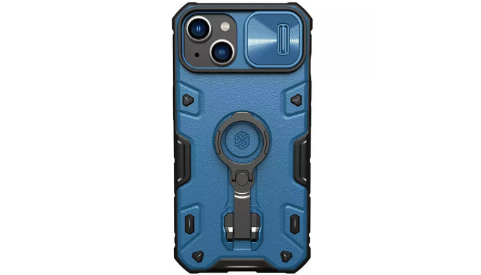 TPU+PC чехол Nillkin CamShield Armor Pro no logo (шторка на камеру) для Apple iPhone 14 / 13 (6.1