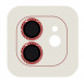 Захисне скло Metal Shine на камеру (в упак.) для Apple iPhone 12 / 12 mini / 11 Червоний / Red