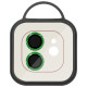 Защитное стекло Metal Shine на камеру (в упак.) для Apple iPhone 12 / 12 mini / 11 Салатовый / Green - фото