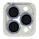 Захисне скло Metal Shine на камеру (в упак.) для Apple iPhone 13 Pro / 13 Pro Max Блакитний / Sierra Blue - фото