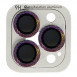 Захисне скло Metal Shine на камеру (в упак.) для Apple iPhone 15 Pro (6.1") / 15 Pro Max (6.7") Бузковий / Rainbow