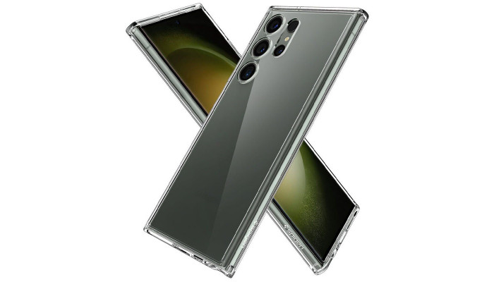 Чехол SGP Ultra Hybrid для Samsung Galaxy S23 Ultra Прозрачный - фото