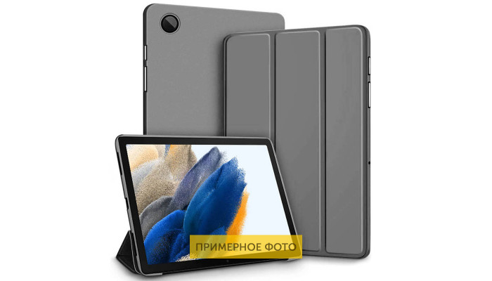 Чехол-книжка Book Cover (stylus slot) для Samsung Galaxy Tab S7 (T875) / S8 (X700/X706) Серый / Dark Gray - фото
