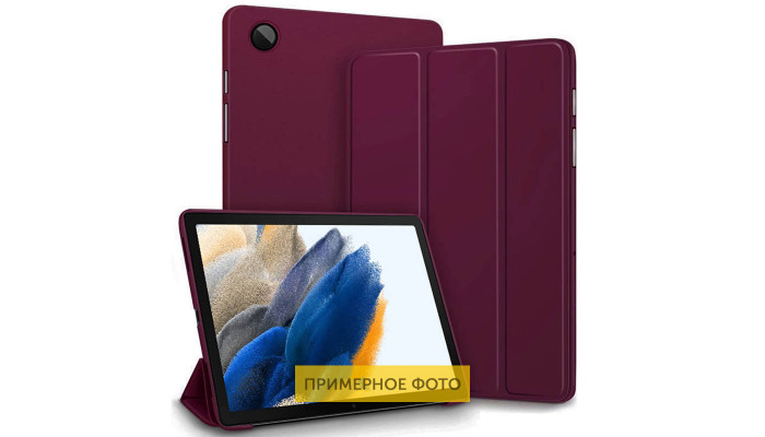 Чехол-книжка Book Cover (stylus slot) для Samsung Galaxy Tab A7 10.4 (2020) (T500/T505) Бордовый / Maroon - фото
