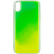 Неоновый чехол Neon Sand glow in the dark для Apple iPhone XS Max (6.5