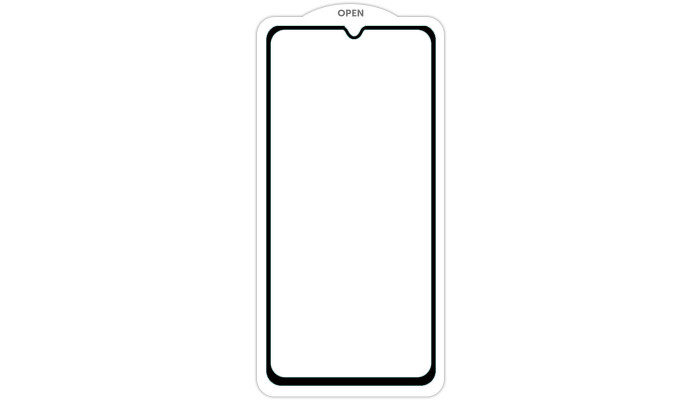 Захисне скло SKLO 5D (тех.пак) для Xiaomi Redmi 8 / 8a Чорний / Біла підкладка - фото