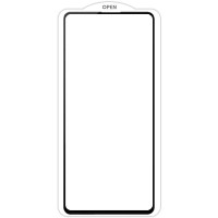 Захисне скло SKLO 5D (тех.пак) для Samsung Galaxy S21+ Чорний / Біла підкладка