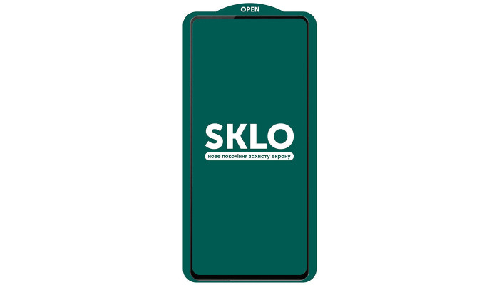 Захисне скло SKLO 5D (тех.пак) для Xiaomi 11T / 11T Pro Чорний - фото