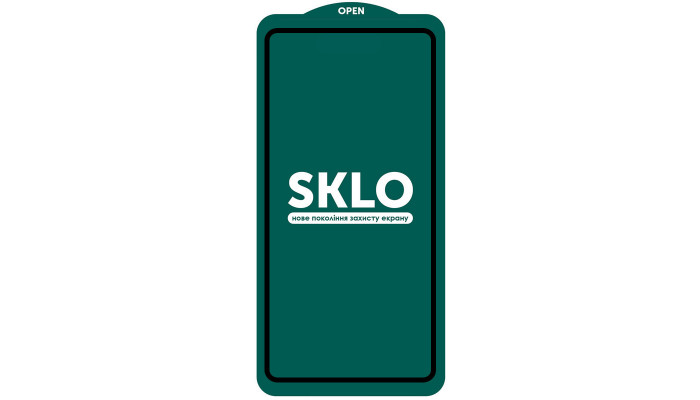 Захисне скло SKLO 5D (тех.пак) для Samsung Galaxy S24 Ultra Чорний - фото