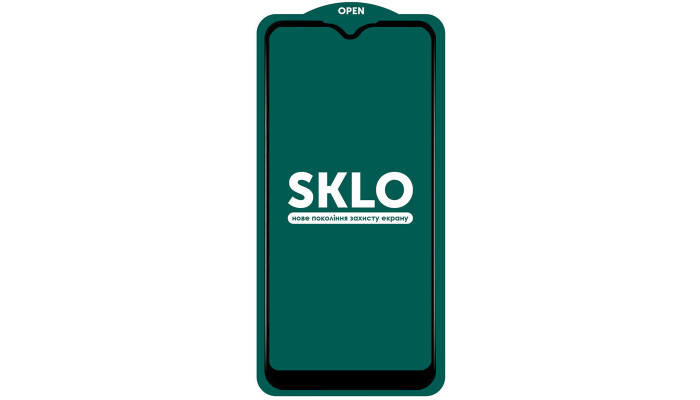 Защитное стекло SKLO 5D (тех.пак) для Samsung Galaxy A15 4G/5G Черный - фото